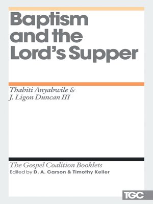 cover image of Baptism and the Lord's Supper